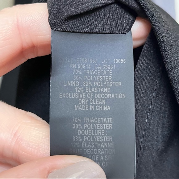 ✨NWoT✨🏷Elie Tahari: Studded Halter Neck Sheath Cocktail Dress Showstopper 🤩 - Picture 6 of 12